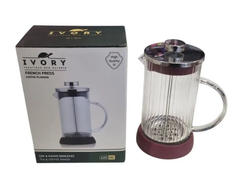 IVORY FRENCH PRESS 600ml