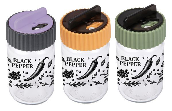 HEREVİN 190 ML DESENLİ BAHARATLIK-BLACK PEPPER