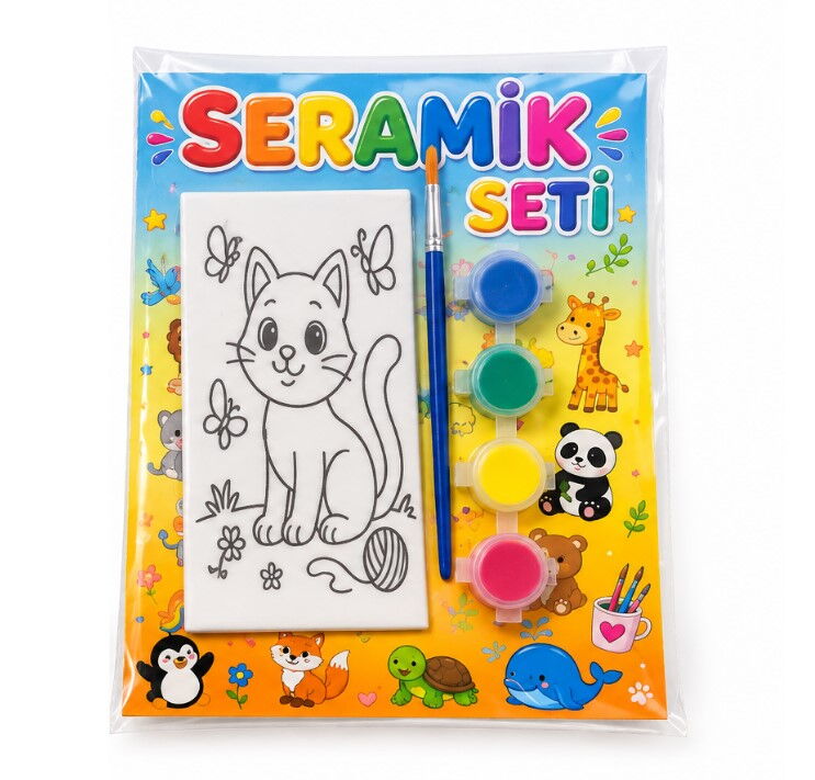 KÜTAHYA HOME SERAMİK BOYAMA SETİ KARO