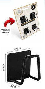 PARMEVA 4'LÜ ÇOK AMAÇLI YAPIŞKANLI TUTUCU