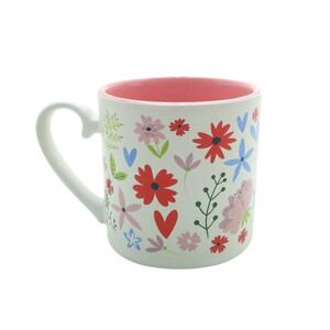KOSOVA AURA FLOWERS DESENLİ KUPA BARDAK 9cm