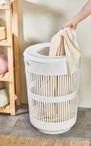  TUFFEX SOLARO YUVARLAK KİRLİ ÇAMAŞIR SEPETİ