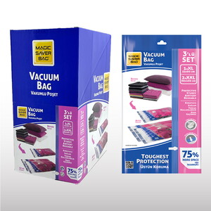  MAGİC SAVER BAG VAKUM POŞETİ 3'LÜ SET