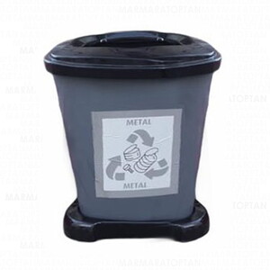 TUFFEX  METAL GERİ DÖNÜŞÜM KOVASI 50 LT