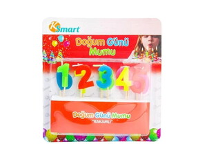  KSMART K-5535 RAKAMLI DOĞUM GÜNÜ MUMU