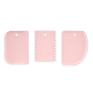 LOTTA KARALI PLASTİK 3'LÜ HAMUR KAZIYICI