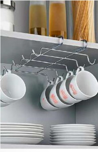 PARMEVA 10 KANCALI FİNCAN ASKISI KROM