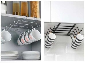 PARMEVA 10 KANCALI FİNCAN ASKISI KROM