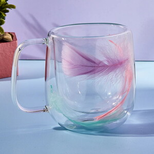 PEROTTİ DOUBLE FEATHER TÜYLÜ ÇİFT ÇİDARLI KUPA 250ml