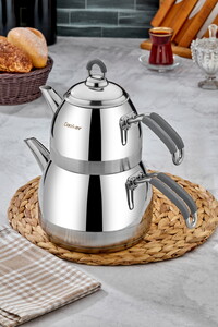  COOKER PREMİUM ÇELİK AİLE BOY ÇAYDANLIK