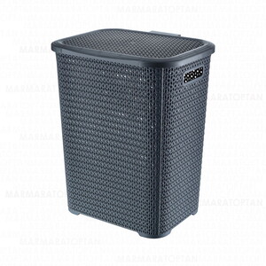 TUFFEX KİRLİ ÇAMAŞIR SEPETİ ÖRME MODEL 69 LT.