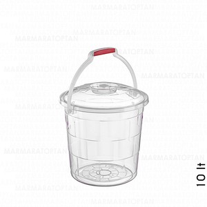 BURSEV TETRİS ŞEFFAF KOVA NO:3 10 LT
