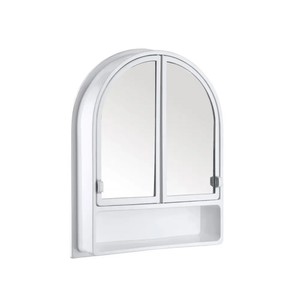 ÇELİK AYNA-146 BANYO DOLABI KUBBELİ MODEL ( KAPAKLI )
