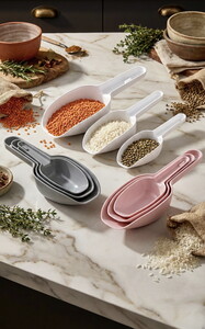 LOTTA KARALI PLASTİK 3'LÜ ERZAK KÜREĞİ SETİ