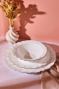  PEROTTİ SUNFLOWER OPAL 18 PARÇA 6 KİŞİLİK YEMEK TAKIMI