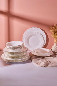 PEROTTİ SUNFLOWER OPAL 24 PARÇA 6 KİŞİLİK YEMEK TAKIMI