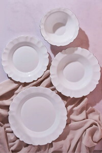  PEROTTİ SUNFLOWER OPAL 24 PARÇA 6 KİŞİLİK YEMEK TAKIMI