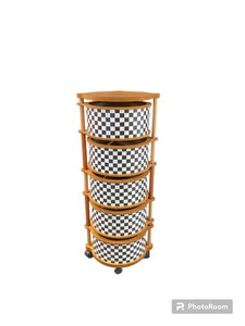  ARBOR EV AHŞAP YUVARLAK 5'Lİ SEBZELİK
