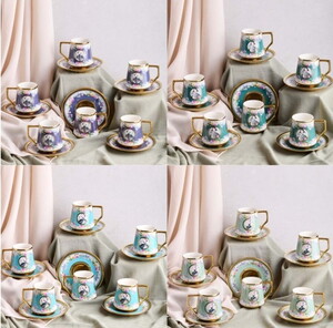 PEROTTİ 6'LI BRİTİSH KAHVE FİNCAN TAKIMI