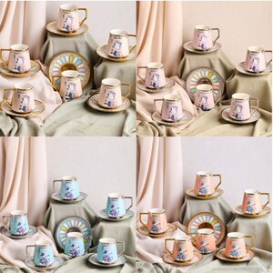 PEROTTİ 6'LI BRİTİSH KAHVE FİNCAN TAKIMI