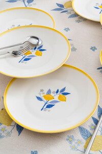  RUBİ PORSELEN LEMON 6'LI SERVİS TABAĞI