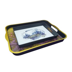 İSRA YAĞIZ K.YUVARLAK 2'Lİ TEPSİ