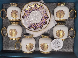  PEROTTİ 6'LI BRİTİSH KAHVE FİNCAN TAKIMI