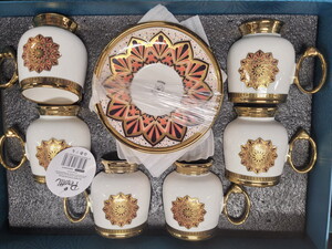  PEROTTİ 6'LI BRİTİSH KAHVE FİNCAN TAKIMI