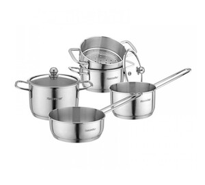 HASCEVHER MİBİ BABY 7 PARÇA ÇELİK MAMA SET