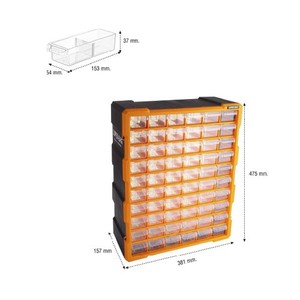 ASRIN MONOBLOK 60LI BÜYÜK ÇEKMECE SETİ