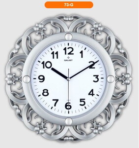 GALAXY GRİ BOYALI DUVAR SAATİ