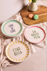  PEROTTİ LA DOLCE VİTA 6'LI PASTA TABAĞI 21cm