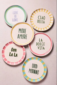 PEROTTİ LA DOLCE VİTA 6'LI PASTA TABAĞI 21cm