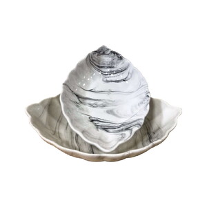  MERMER DESEN OVAL 2Lİ SALATA KASESİ
