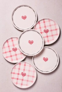 PEROTTİ HEARTS 6'LI PASTA TABAĞI 21cm