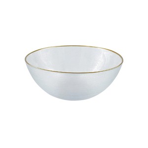  GLASSCOM ARES 16cm ÇORBA KASESİ ŞEFFAF GOLD RIM
