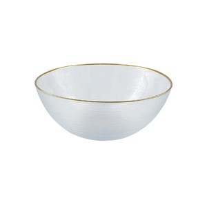 GLASSCOM ARES 16cm ÇORBA KASESİ ŞEFFAF GOLD RIM