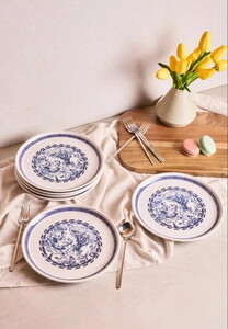  PEROTTİ FRENCH VİNTAGE 6'LI PASTA TABAĞI 21cm