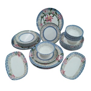 COOKER PORSELEN DİJİTAL BASKILI 26 PARÇA YEMEK TAKIMI