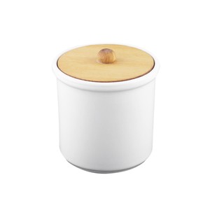 ÖZ SERAMİK AHŞAP KAPAKLI KÜÇÜK KAVANOZ