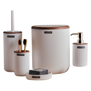 PEROTTİ LISBONE WOOD 5Lİ BANYO SETİ