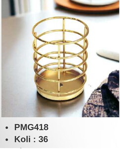 PARMEVA KOVALI YUVARLAK KAŞIKLIK GOLD