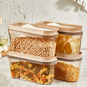 VİP AHMET LÜKS VAKUMLU 4 \'LÜ ERZAK KABI BAKIR 2 LİTRE