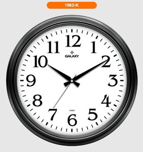 GALAXY PREMİUM SİYAH DUVAR SAATİ