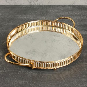 LEİLA ELİT KÜÇÜK YUVARLAK TEPSİ 25X25X5