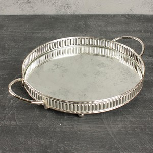 LEİLA ELİT KÜÇÜK YUVARLAK TEPSİ 25X25X5