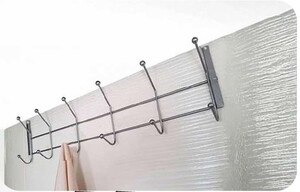 PARMEVA MİSKETLİ AMERİKAN KAPI ARKASI ASKI SİYAH