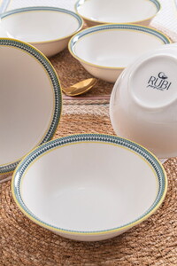  RUBİ PORSELEN DUBAİ 6'LI ÇORBA TABAĞI