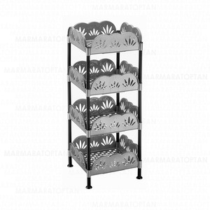  BURSEV  4 KATLI KARE RENKLİ SEBZELİK