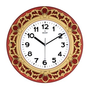 GALAXY DUVAR SAATİ BORDO